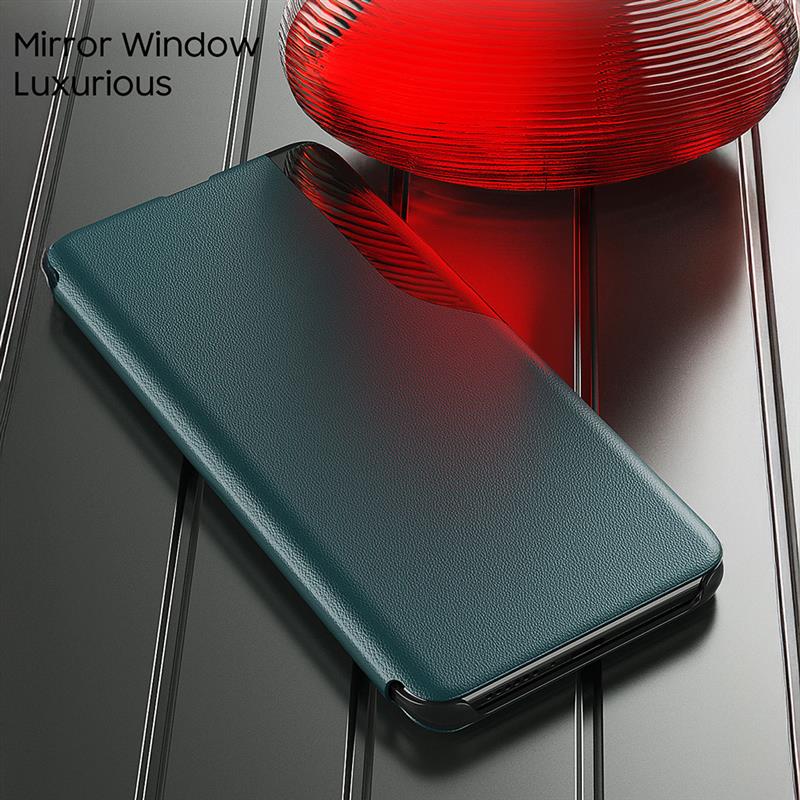 Redmi Note 13 Pro+ 5G Luxury Half Window Leather Flip Case