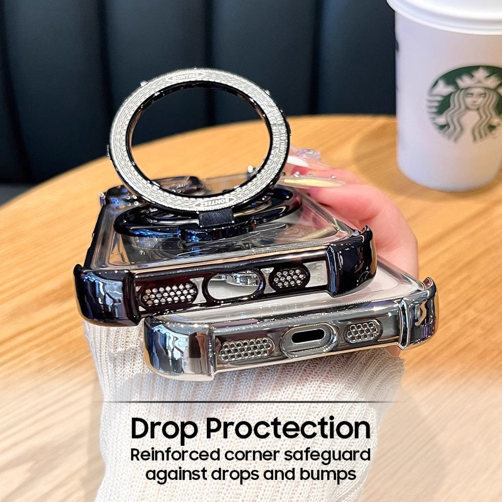 Samsung Galaxy M56 5G Premium Stress Buster Wheel Rotating Shockproof Airbags Case