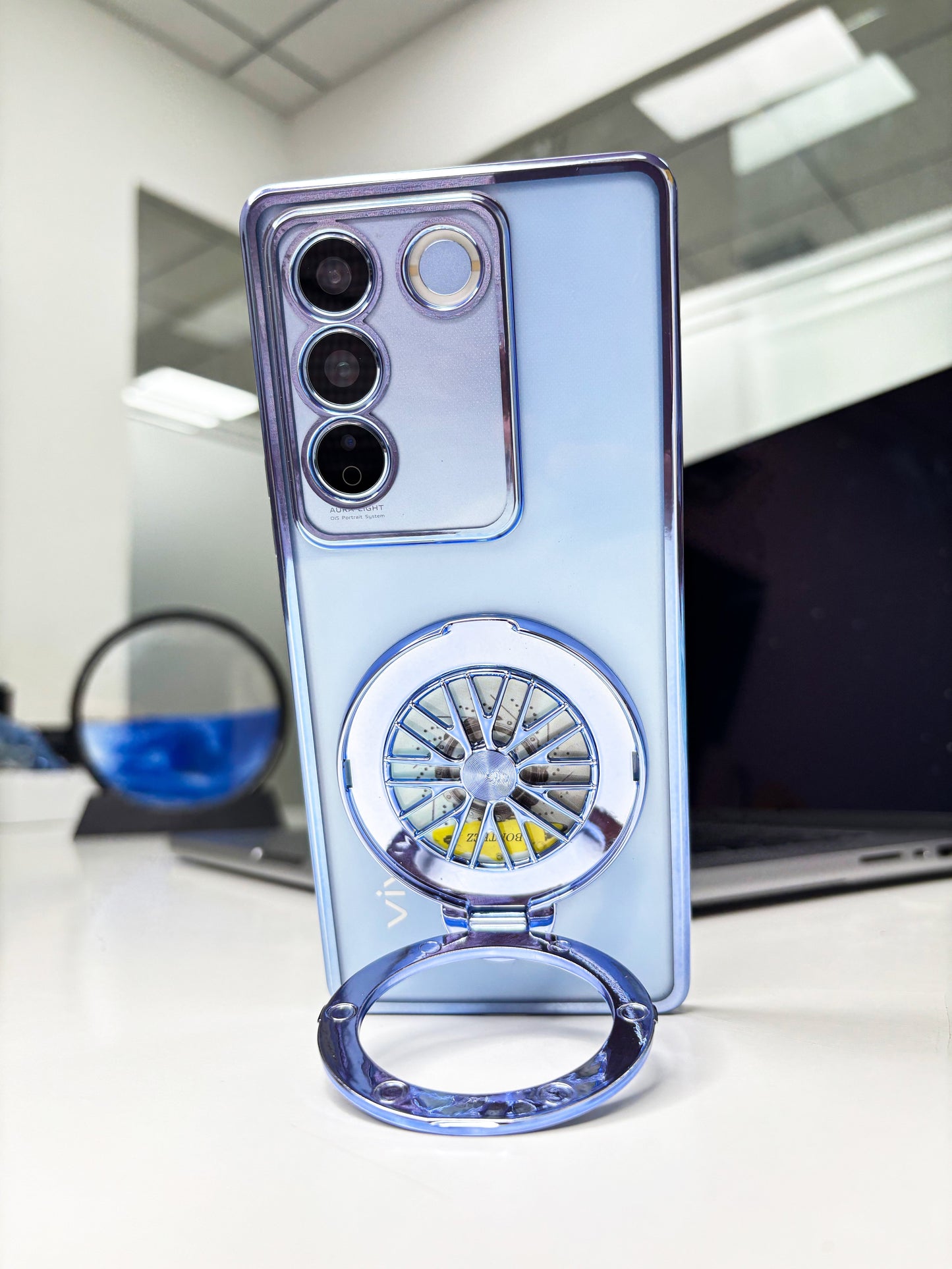 Vivo V27/V27 Pro 5G Ferrari Wheel Electroplating Case