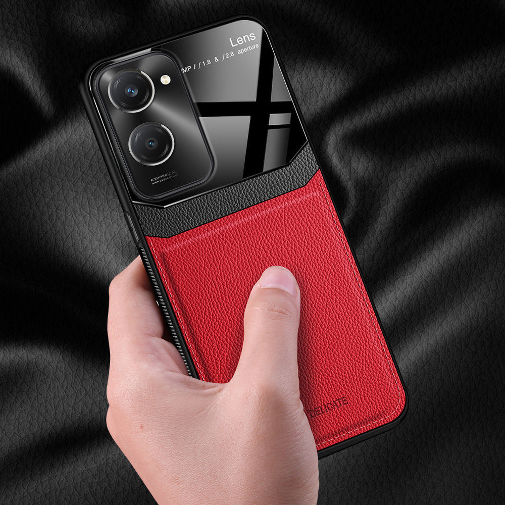 Vivo Y28s 5G Premium Leather Lens Protective Case