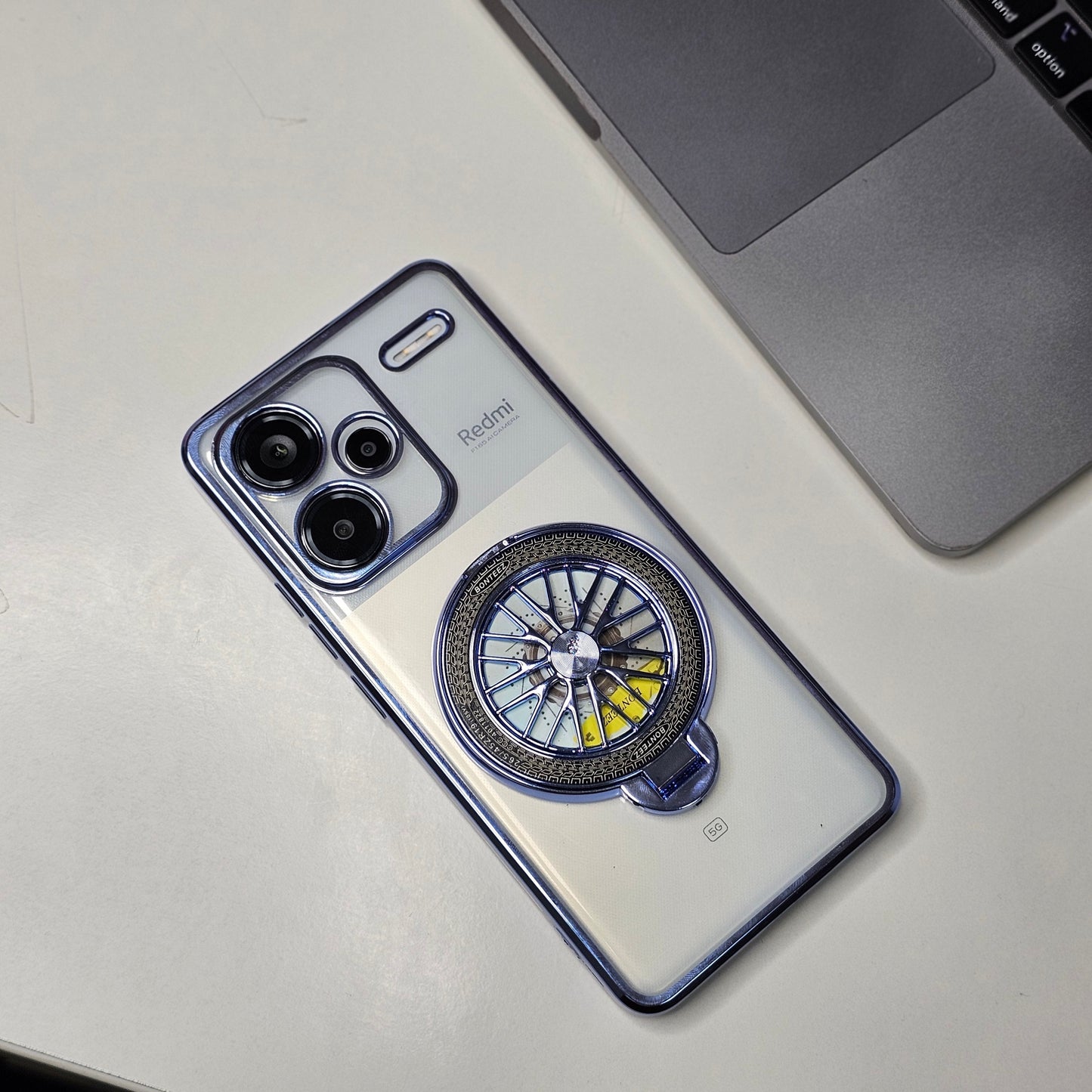 Redmi Note 13 Pro+ 5G Ferrari Wheel Electroplating Case