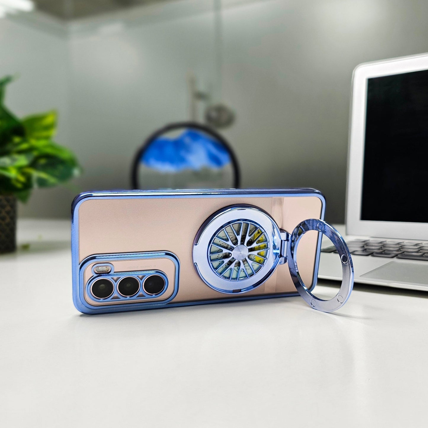 Oppo Reno 12 Pro 5G Ferrari Wheel Electroplating Case