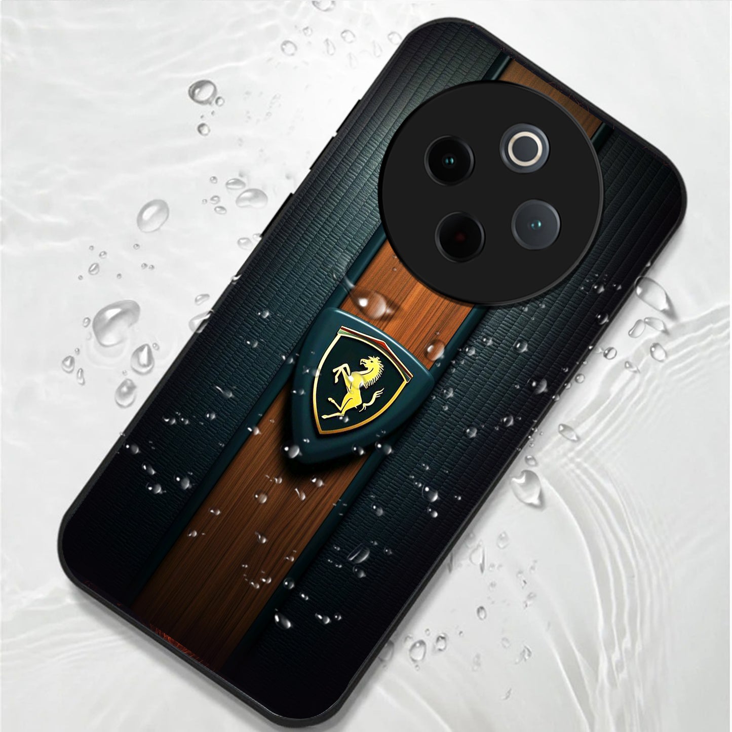 Vivo T4 5G Premium Acrylic Shockproof Glass Back Case (Royal Roadster)