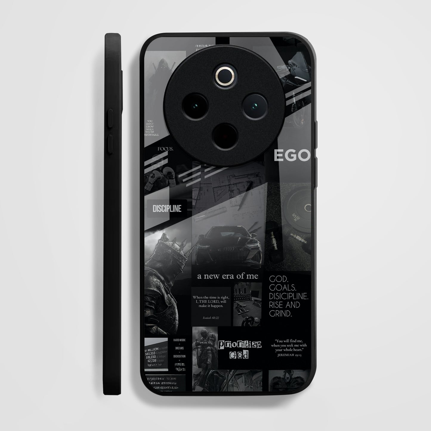 Vivo T4 5G Premium Acrylic Shockproof Glass Back Case (New Era)