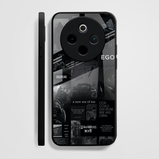 Vivo T4 5G Premium Acrylic Shockproof Glass Back Case (New Era)
