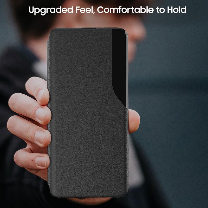 Redmi Note 14 Pro+ 5G Luxury Half Window Leather Flip Case