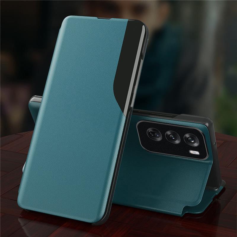 Oppo Reno 12 Pro 5G Luxury Half Window Leather Flip Case