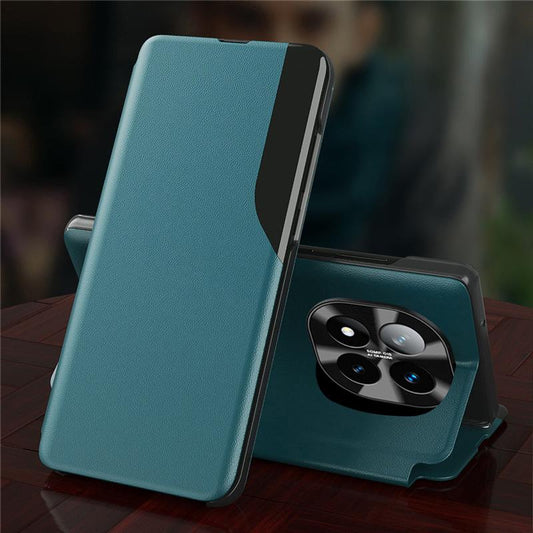 Redmi Note 14 Pro+ 5G Luxury Half Window Leather Flip Case