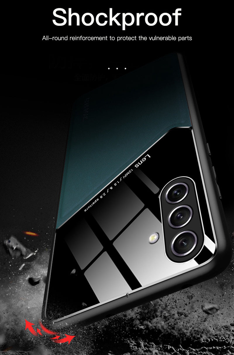 Samsung Galaxy A34 5G Luxury Generous® Leather Protective Back Case