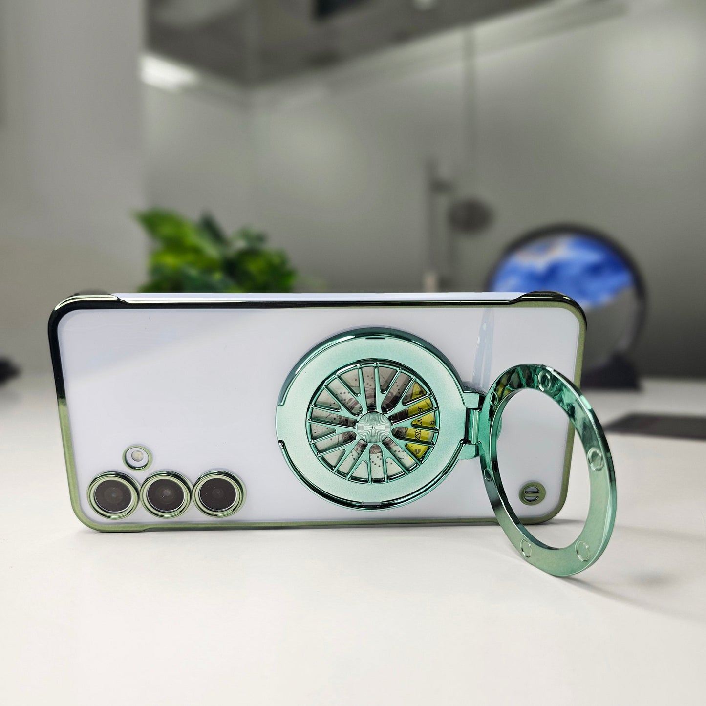 Samsung Galaxy S23 5G Porsche® Wheel Frameless Case