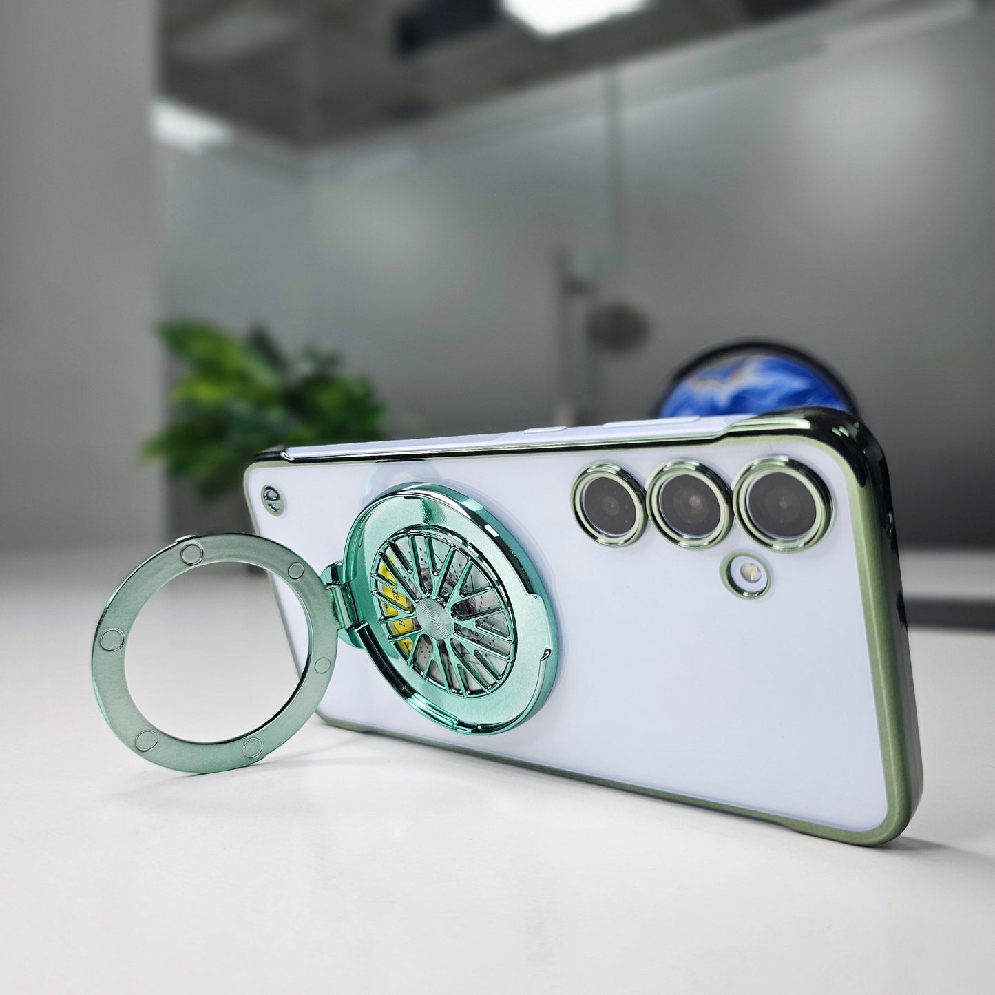 Samsung Galaxy S23 5G Porsche® Wheel Frameless Case