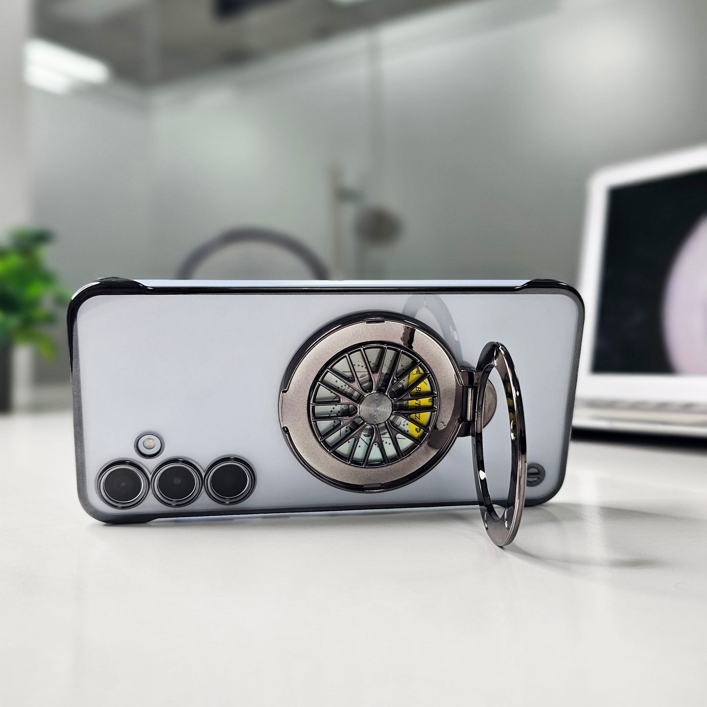 Samsung Galaxy S23 5G Porsche® Wheel Frameless Case