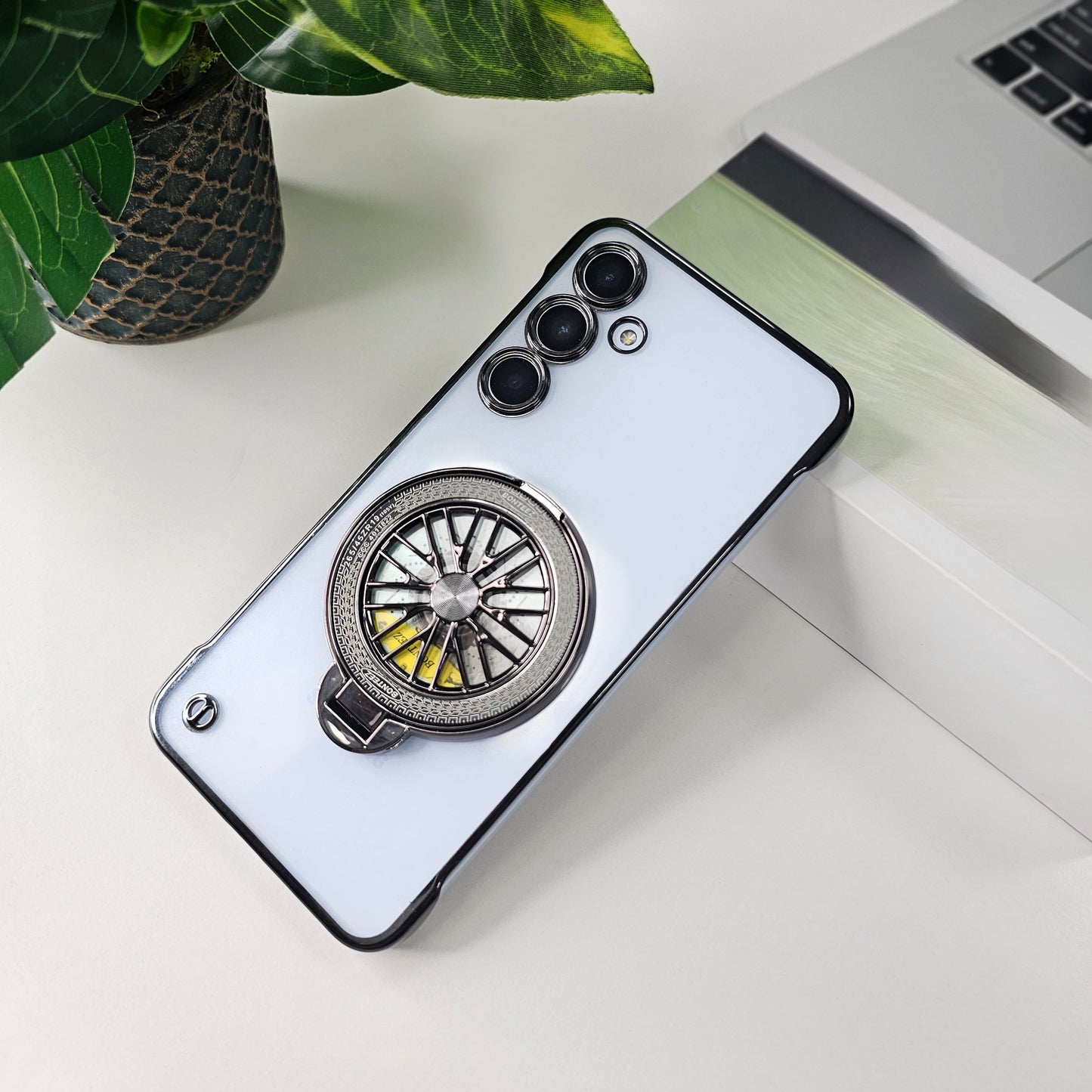 Samsung Galaxy S23 5G Porsche® Wheel Frameless Case