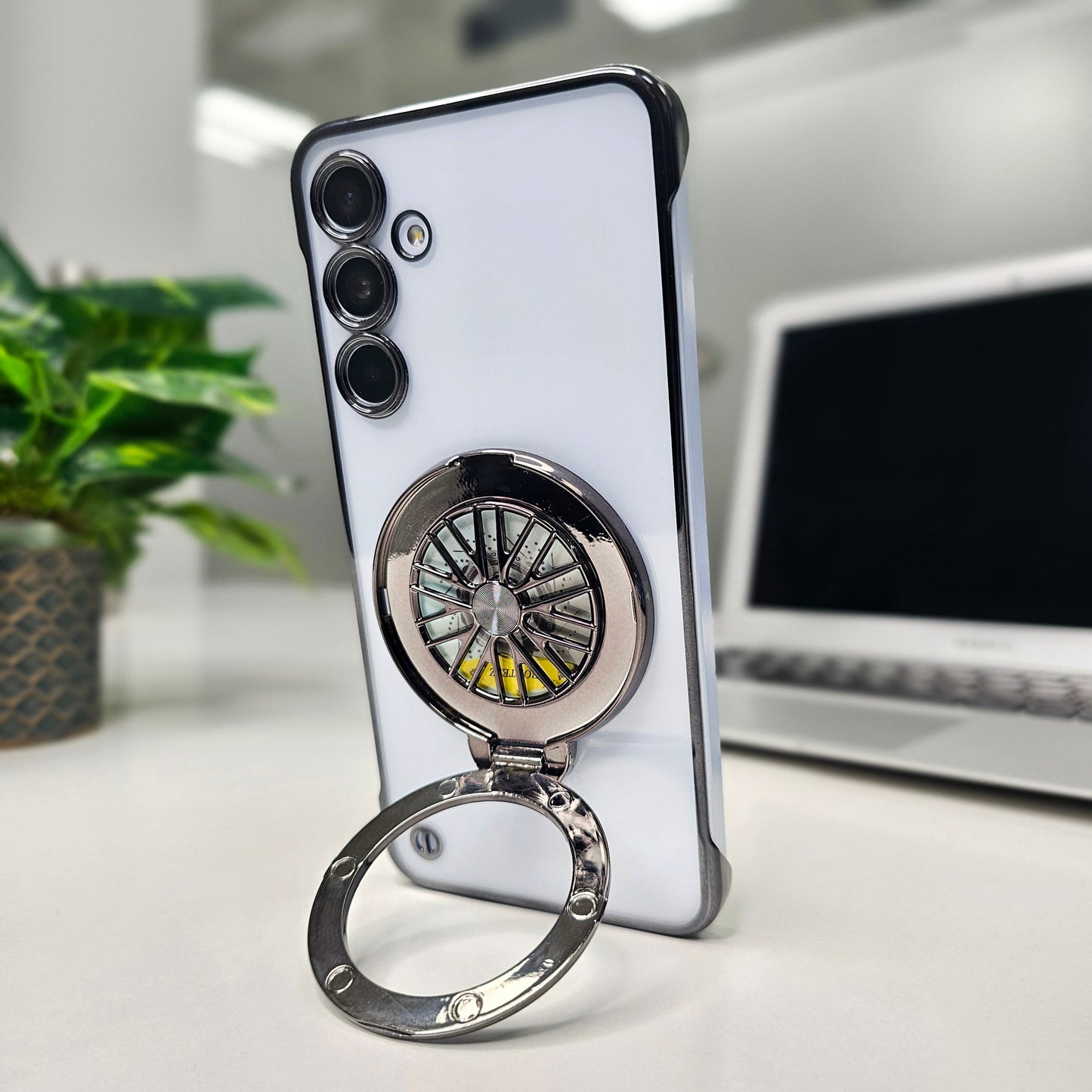 Samsung Galaxy S23 5G Porsche® Wheel Frameless Case