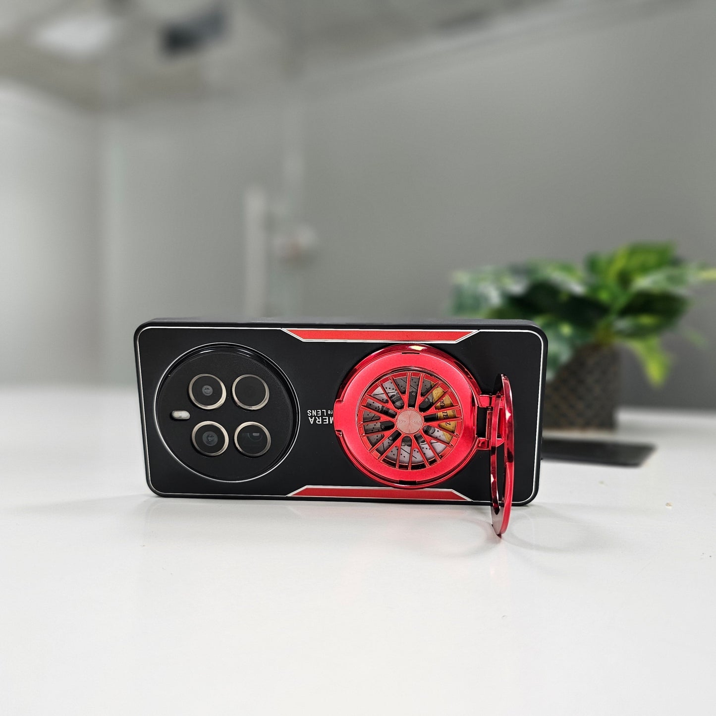 Realme 12 Pro+ 5G Best Selling Stress Buster Wheel Aluminium Metal Scratch Resistant Back Case