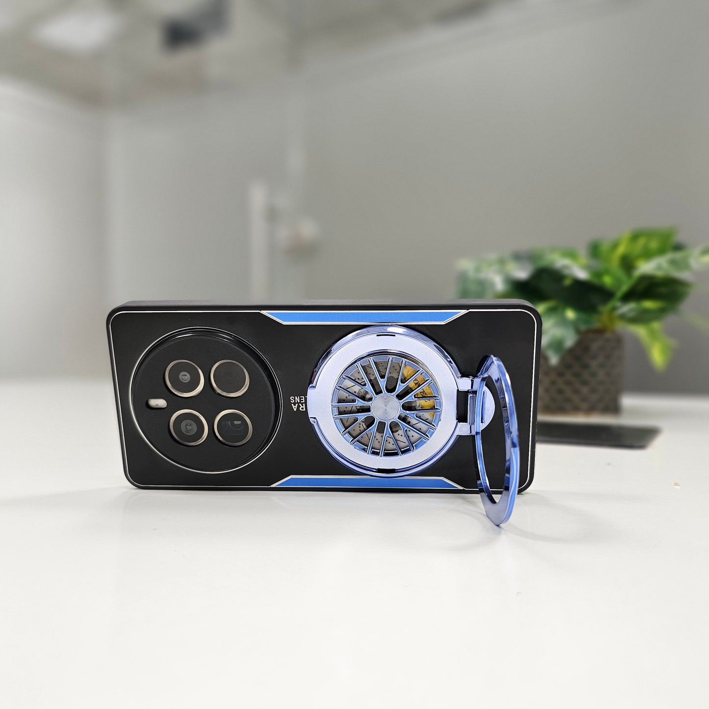 Realme 12 Pro+ 5G Best Selling Stress Buster Wheel Aluminium Metal Scratch Resistant Back Case