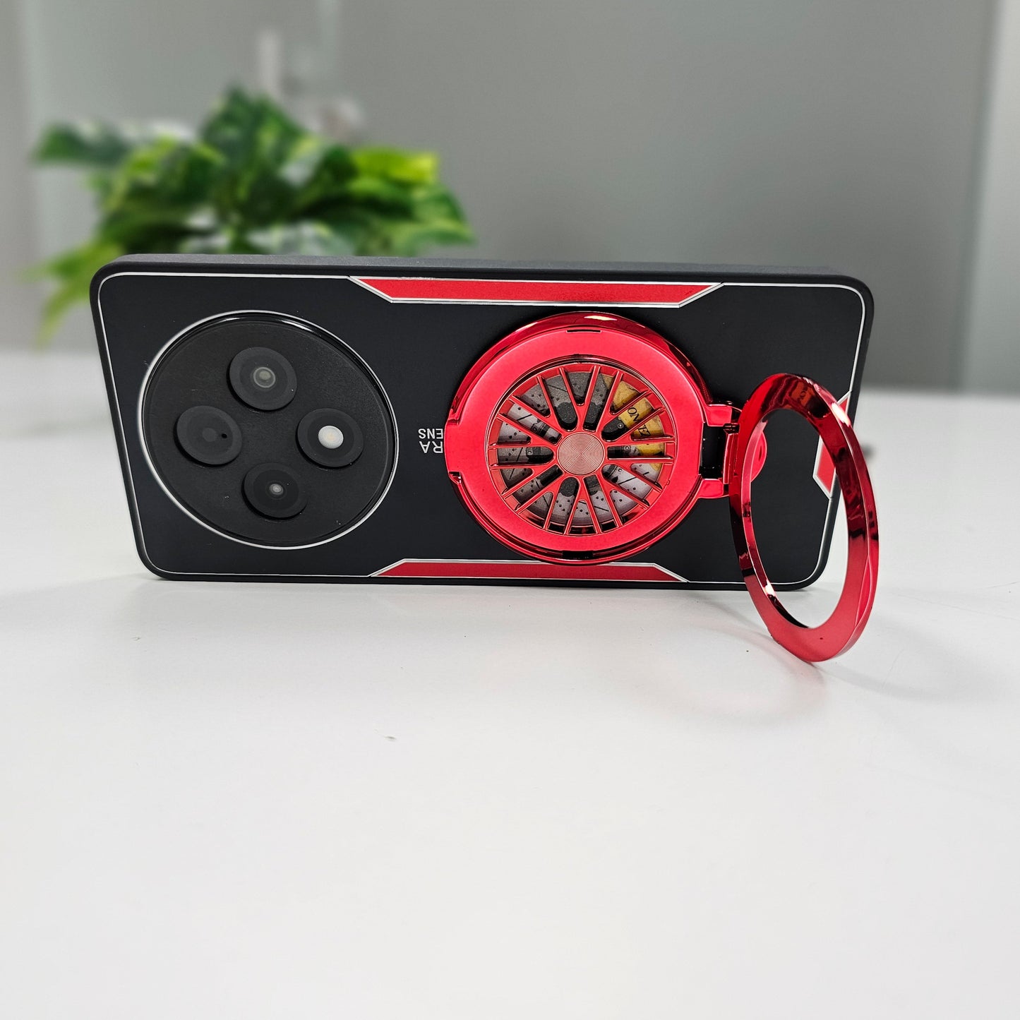 Oppo F27 Pro+ 5G Best Selling Stress Buster Wheel Aluminium Metal Scratch Resistant Back Case