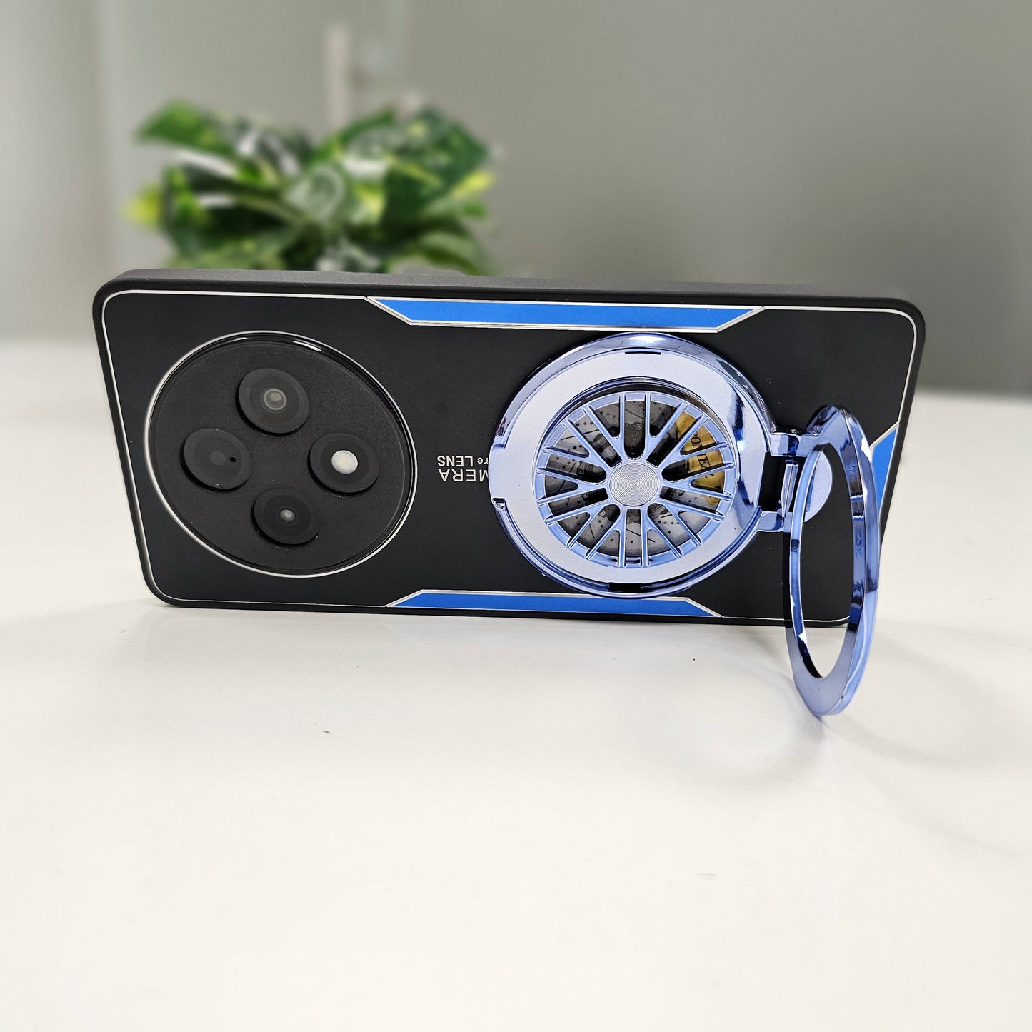 Oppo F27 Pro+ 5G Best Selling Stress Buster Wheel Aluminium Metal Scratch Resistant Back Case