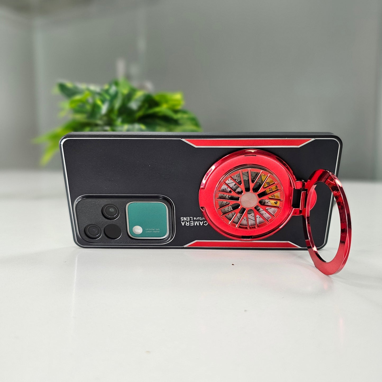 Vivo V30 Pro 5G Best Selling Stress Buster Wheel Aluminium Metal Scratch Resistant Back Case