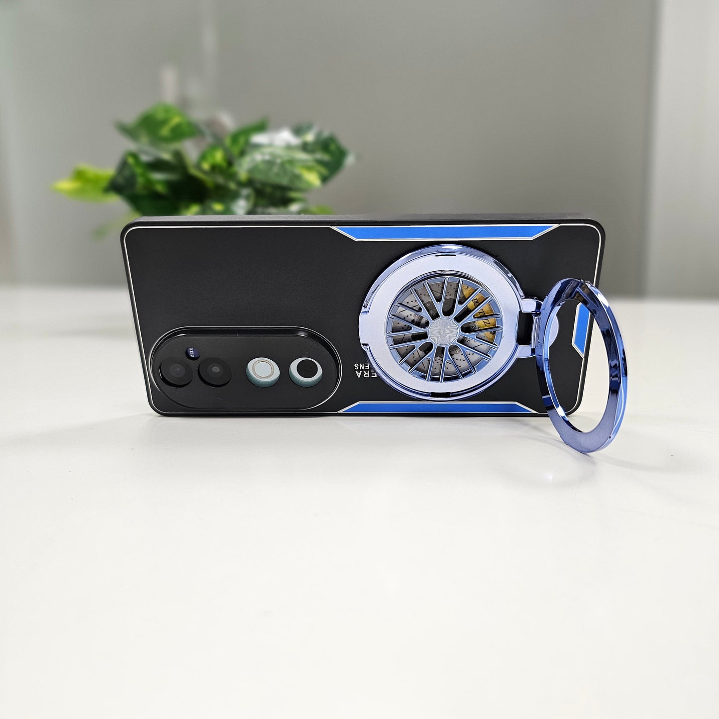 Vivo V40 Pro 5G Best Selling Stress Buster Wheel Aluminium Metal Scratch Resistant Back Case