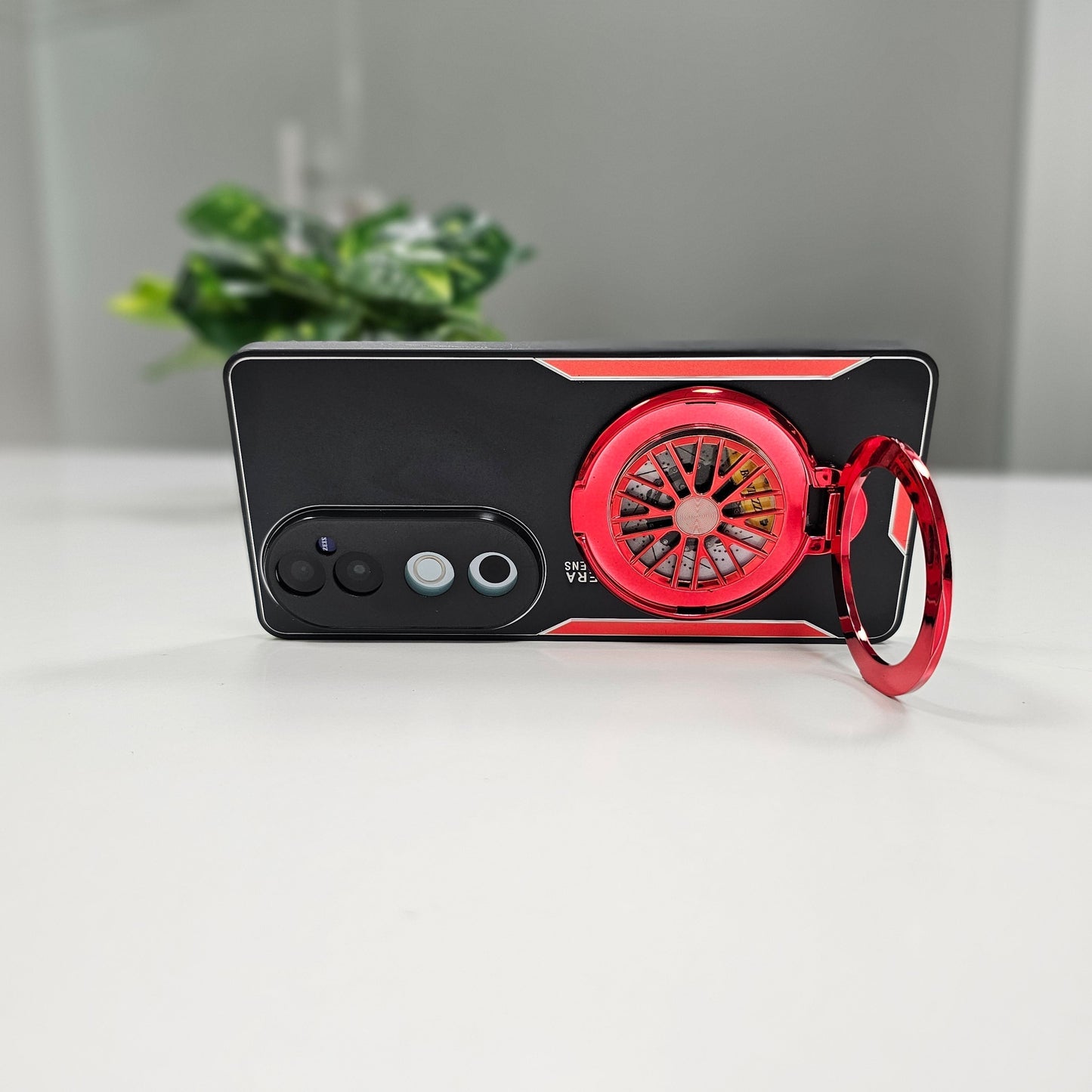 Vivo V40 Pro 5G Best Selling Stress Buster Wheel Aluminium Metal Scratch Resistant Back Case