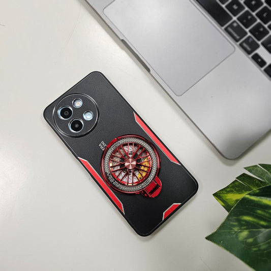 Vivo Y58 5G Best Selling Stress Buster Wheel Aluminium Metal Scratch Resistant Back Case