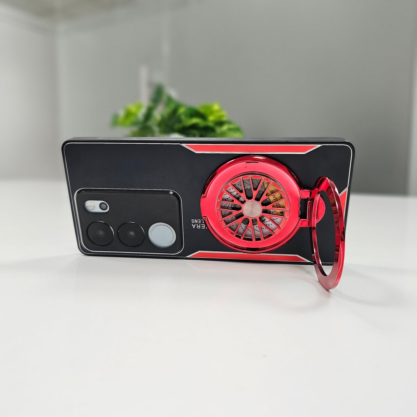 Vivo V29 5G Best Selling Stress Buster Wheel Aluminium Metal Scratch Resistant Back Case