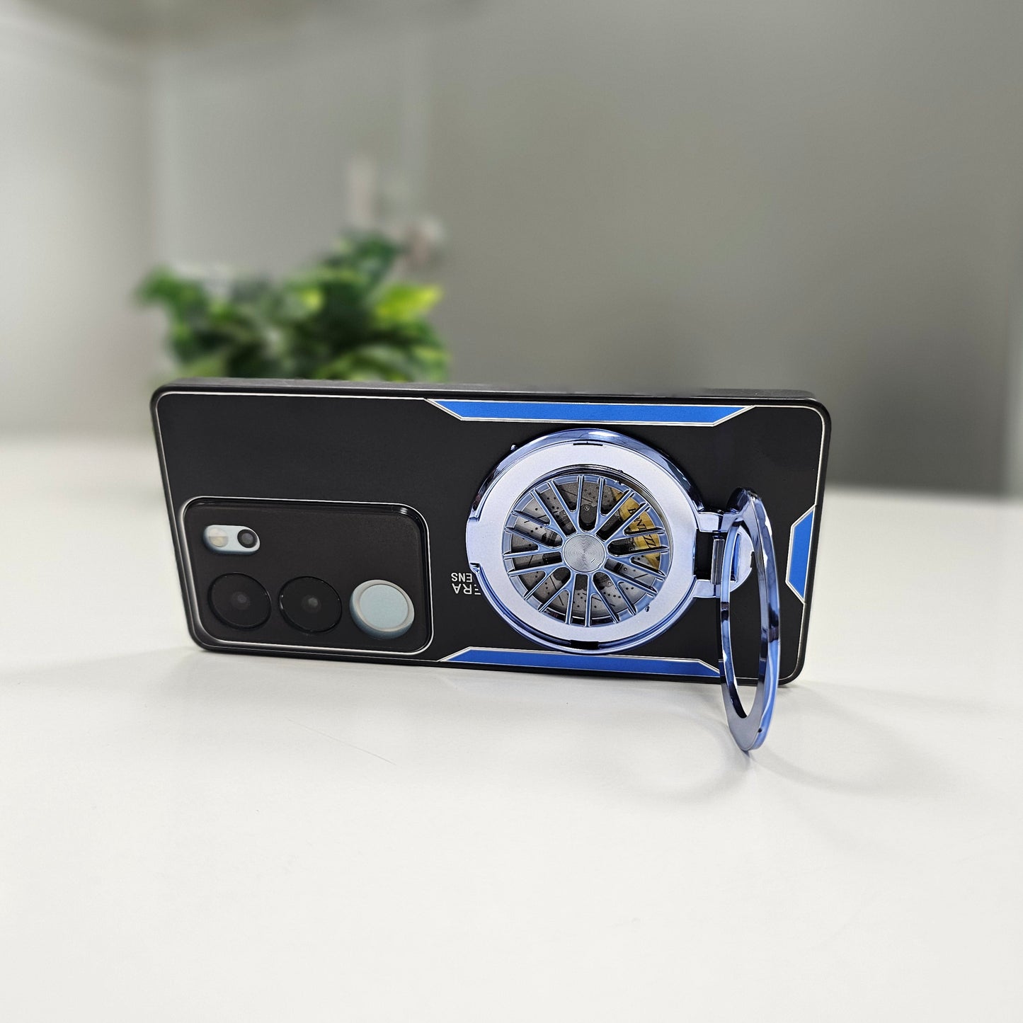 Vivo V29 5G Best Selling Stress Buster Wheel Aluminium Metal Scratch Resistant Back Case