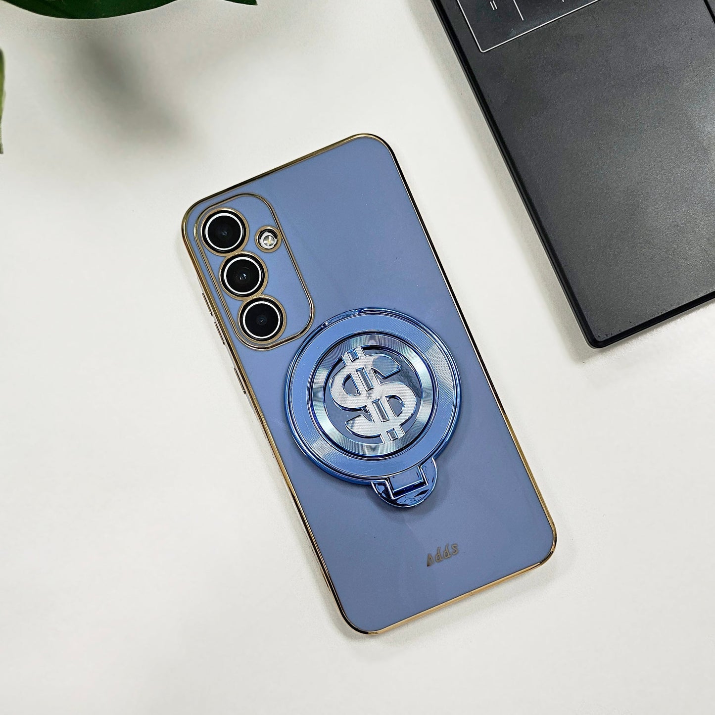 Samsung Galaxy A55 5G Luxury Silicone Money Magnet Rotating Dollar Case