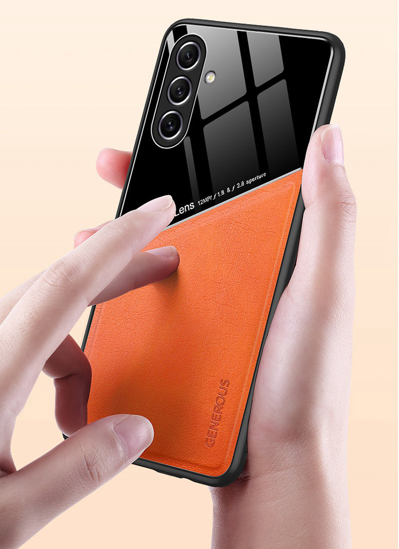 Samsung Galaxy A34 5G Luxury Generous® Leather Protective Back Case