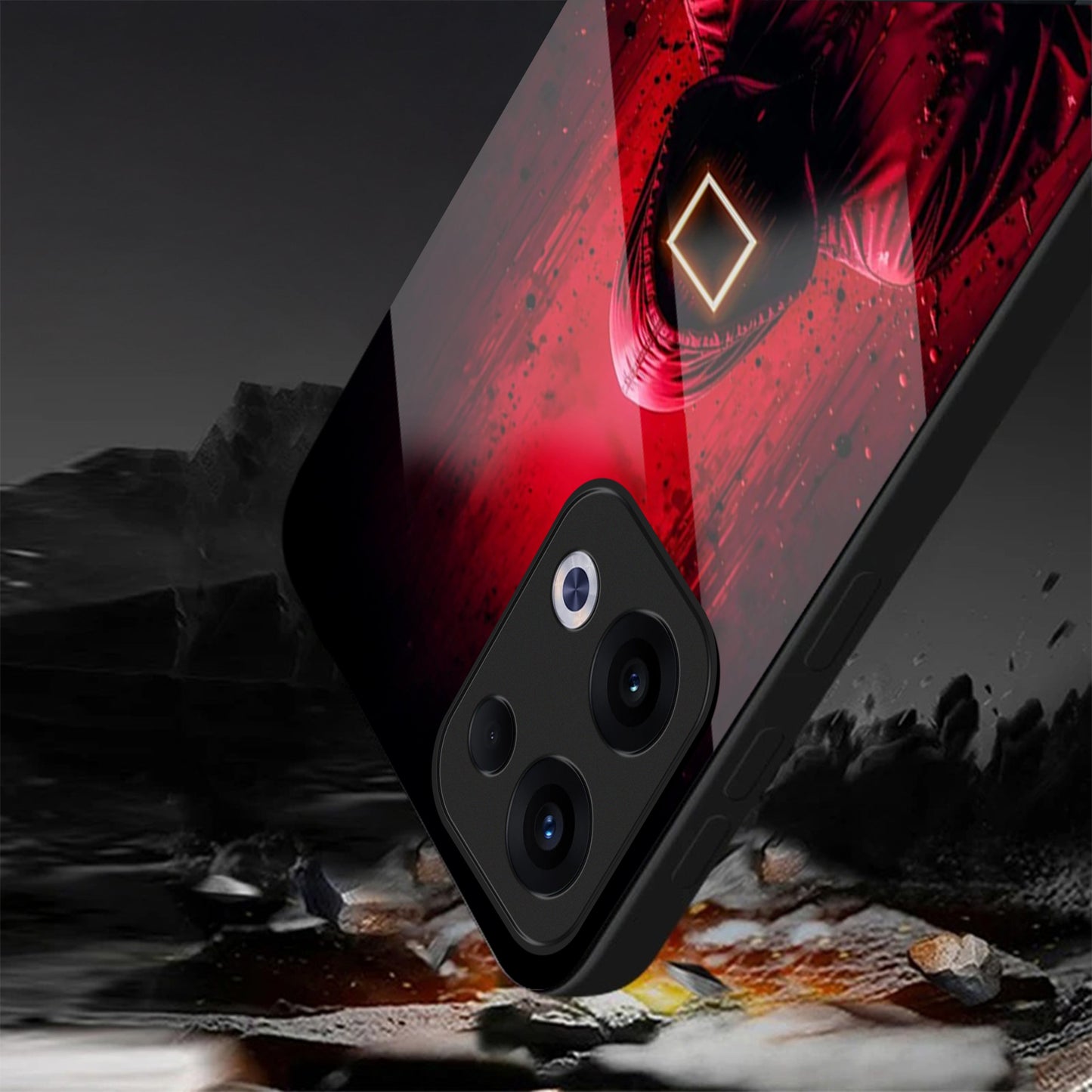 Oppo Reno 13 5G Premium Acrylic Shockproof Glass Back Case (Squid Game)