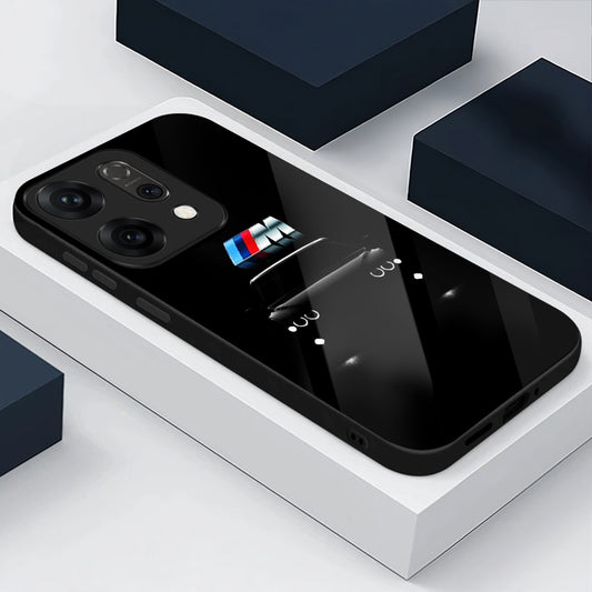 Oppo Reno 14 5G Premium Acrylic Shockproof Glass Back Case (Motorsport Edition)