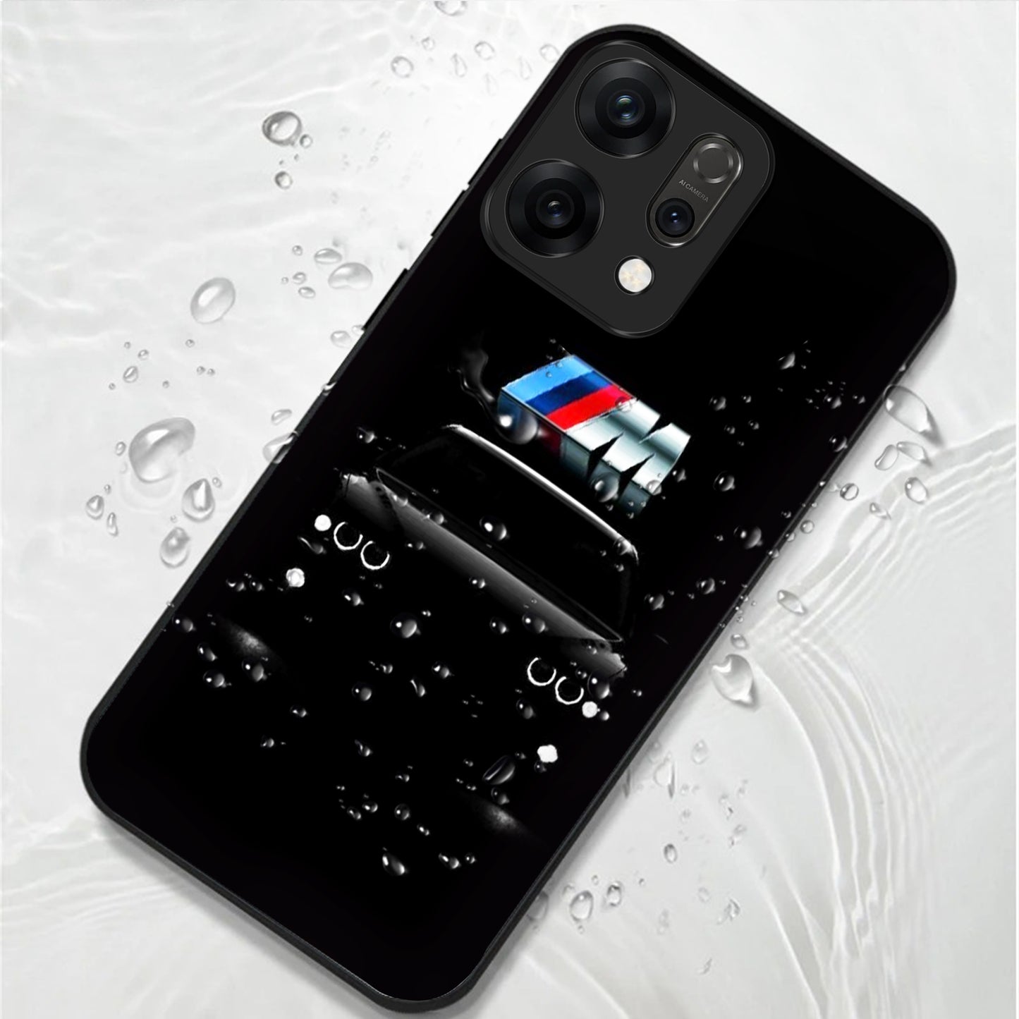 Oppo Reno 14 5G Premium Acrylic Shockproof Glass Back Case (Motorsport Edition)