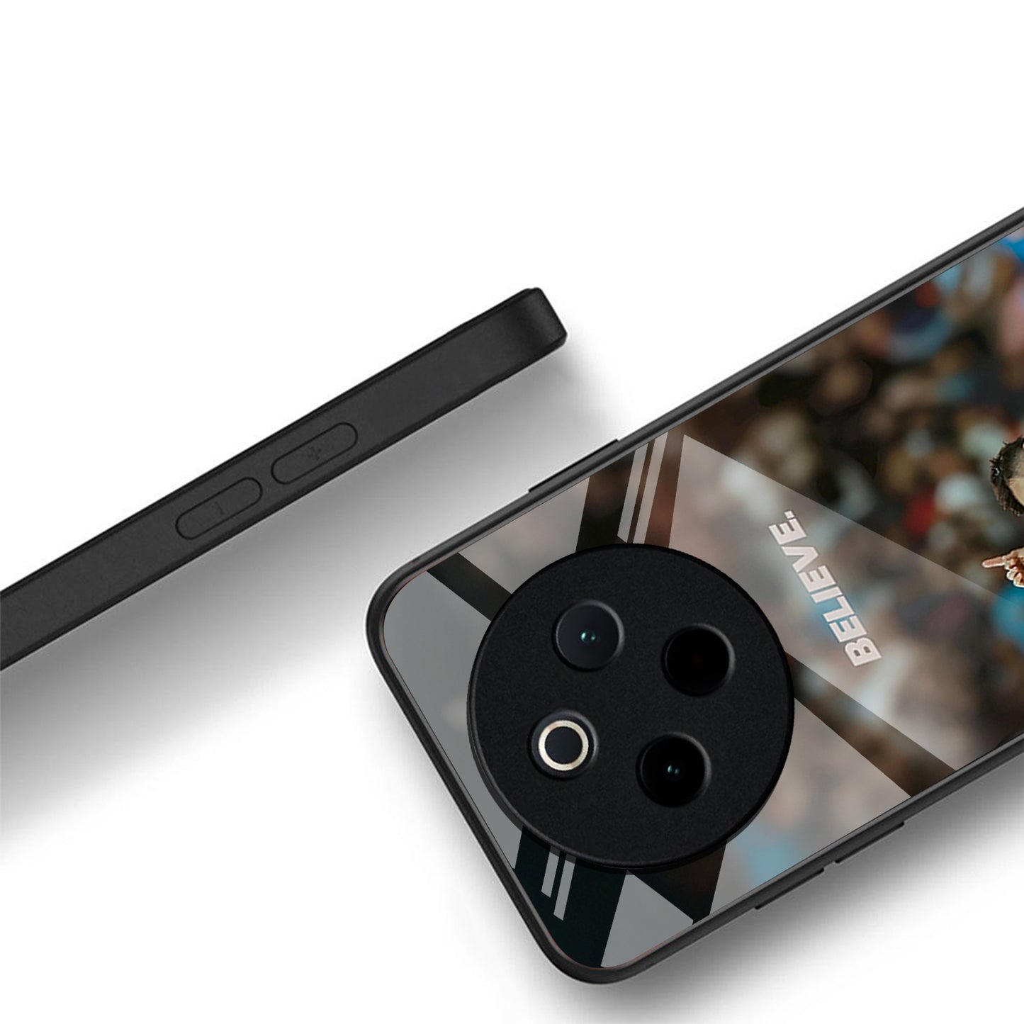 Vivo T4 5G Premium Acrylic Shockproof Glass Back Case (Virat Kohli)