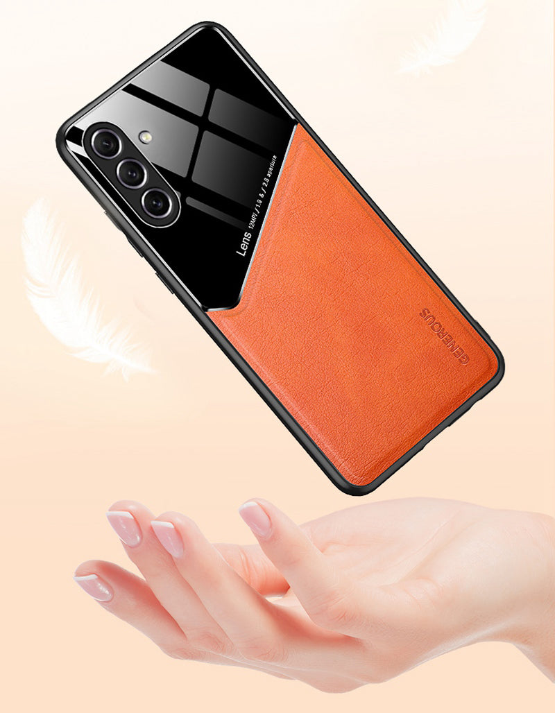 Samsung Galaxy A34 5G Luxury Generous® Leather Protective Back Case