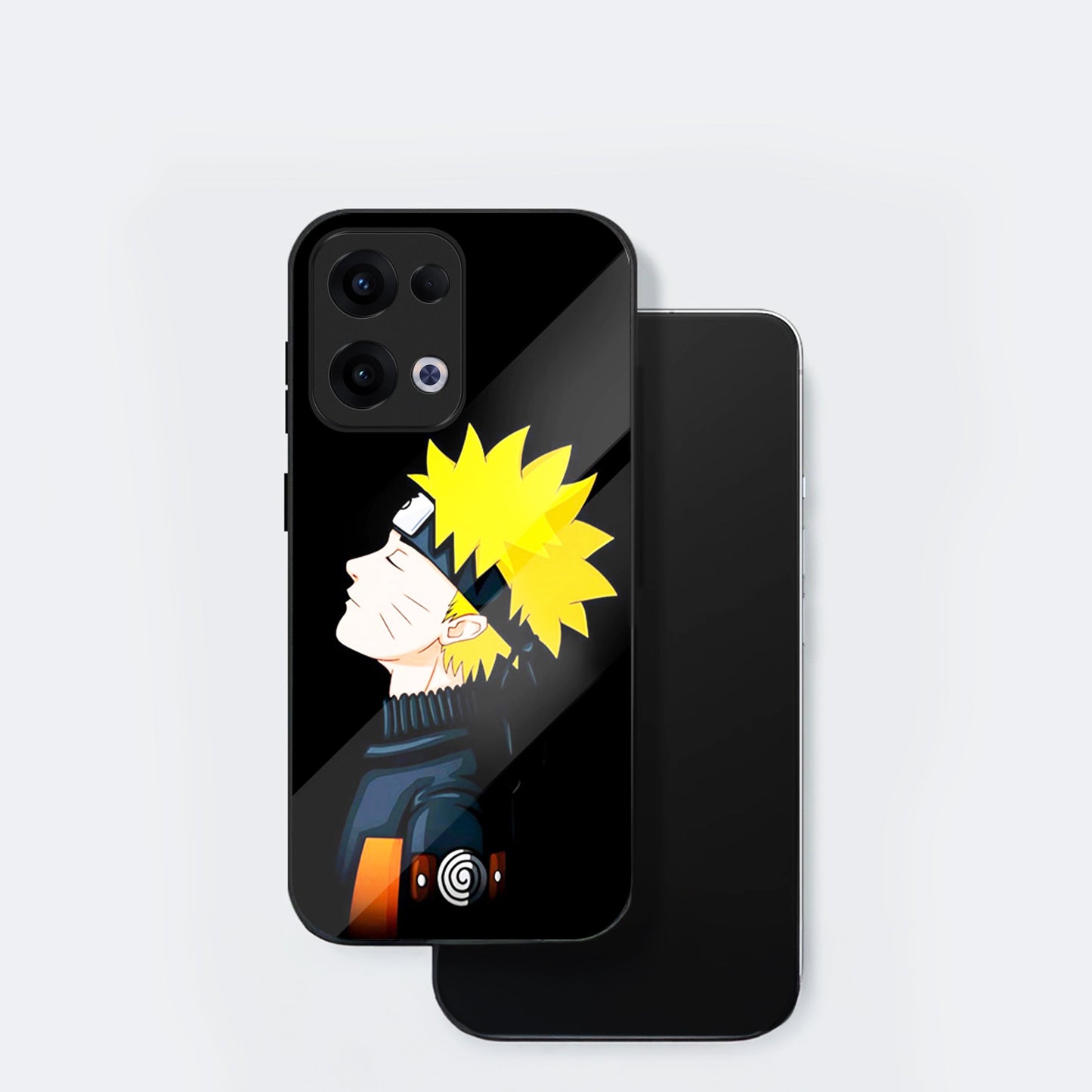 Oppo Reno 13 5G Premium Acrylic Shockproof Glass Back Case (Naruto Legacy)