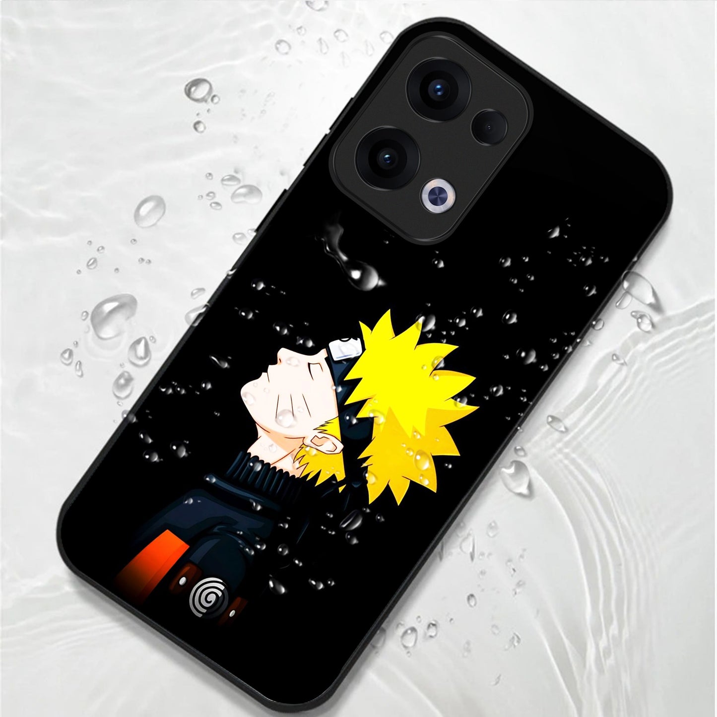 Oppo Reno 13 5G Premium Acrylic Shockproof Glass Back Case (Naruto Legacy)