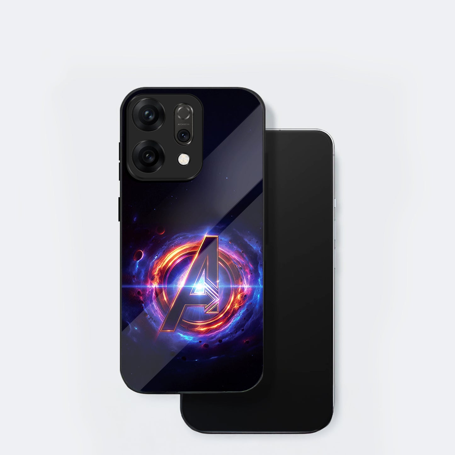 Oppo Reno 14 5G Premium Acrylic Shockproof Glass Back Case (Endgame Impact)