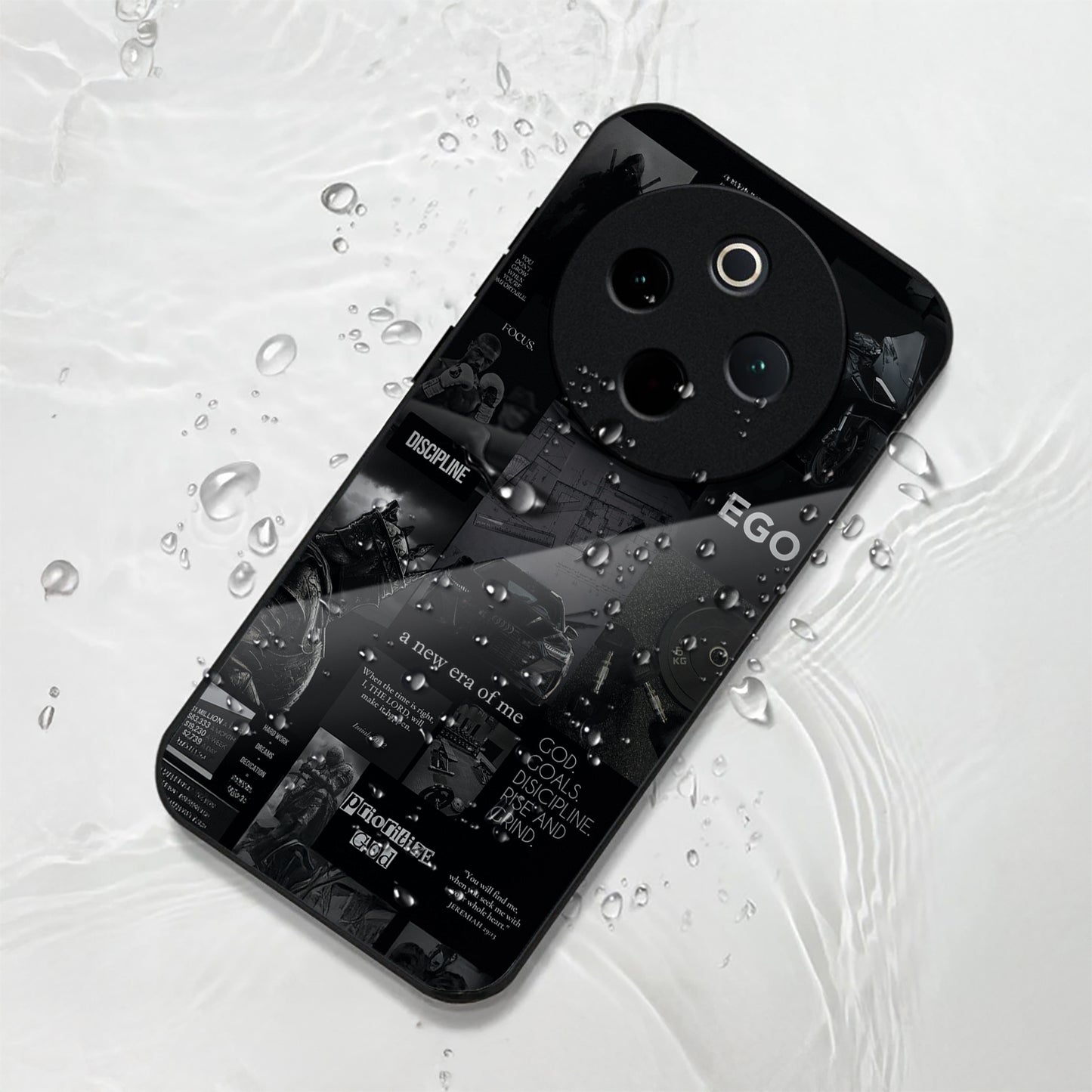 Vivo T4 5G Premium Acrylic Shockproof Glass Back Case (New Era)