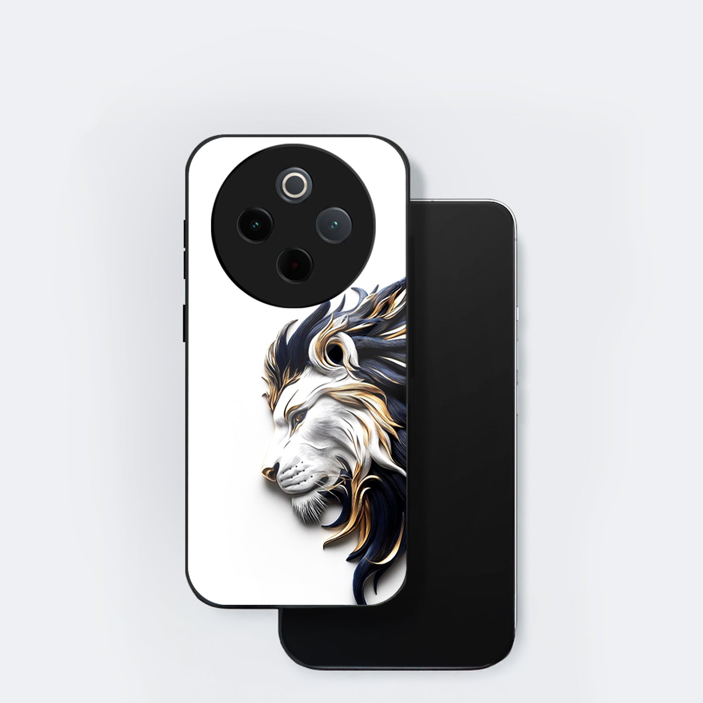 Vivo T4 5G Premium Acrylic Shockproof Glass Back Case (King’s Flow)