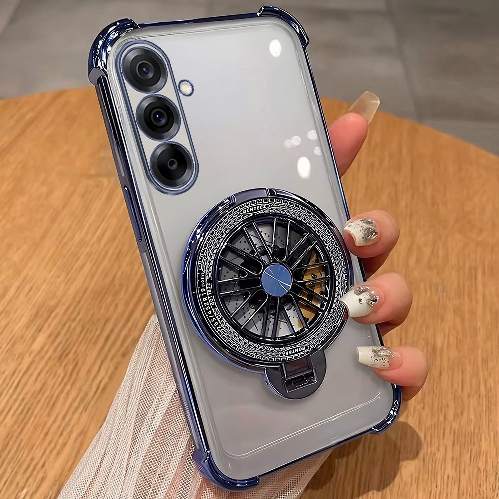 Samsung Galaxy A15 5G Premium Stress Buster Wheel Rotating Shockproof Airbags Case