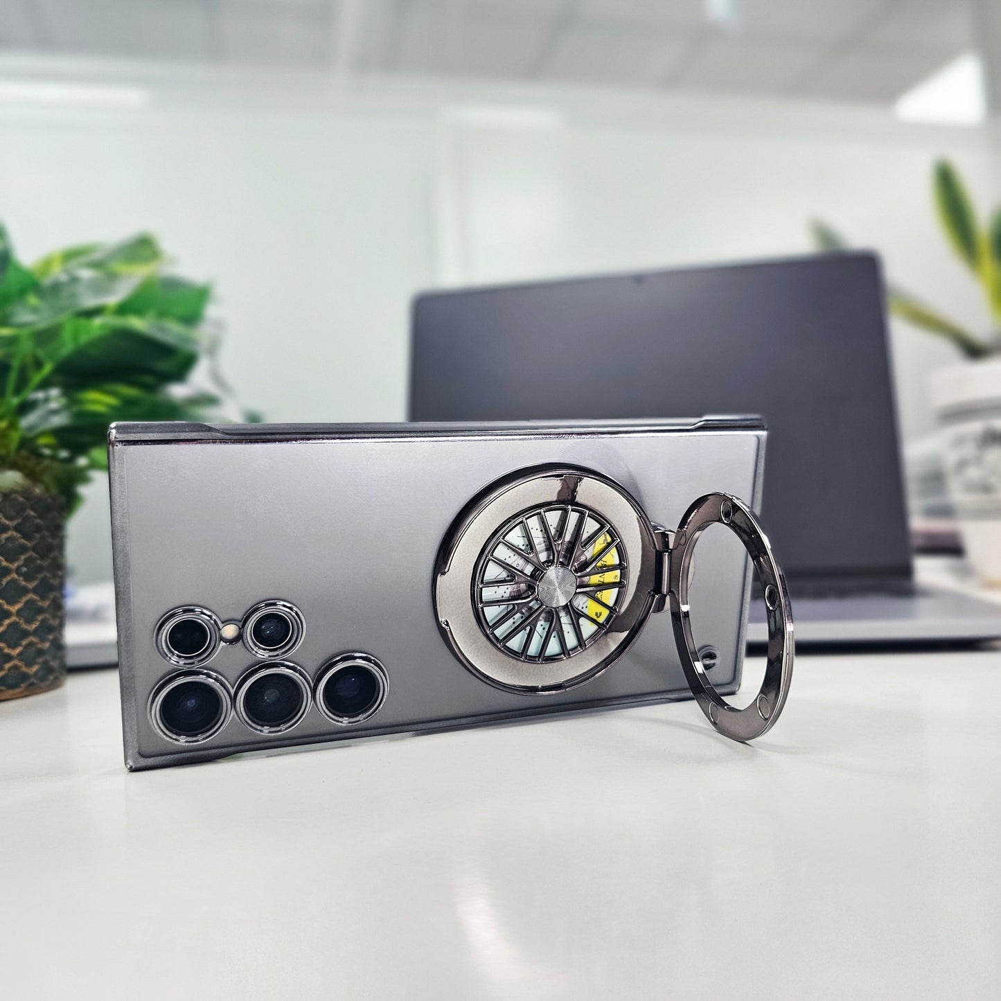 Samsung Galaxy S24 Ultra 5G Porsche® Wheel Frameless Case