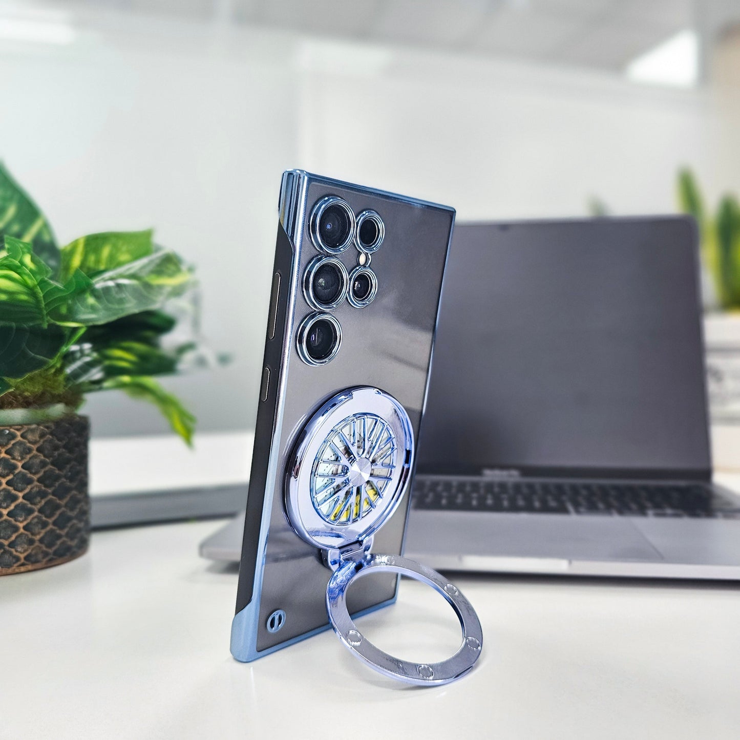 Samsung Galaxy S24 Ultra 5G Porsche® Wheel Frameless Case