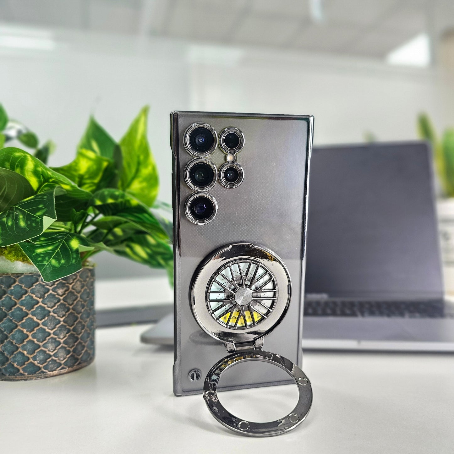 Samsung Galaxy S24 Ultra 5G Porsche® Wheel Frameless Case