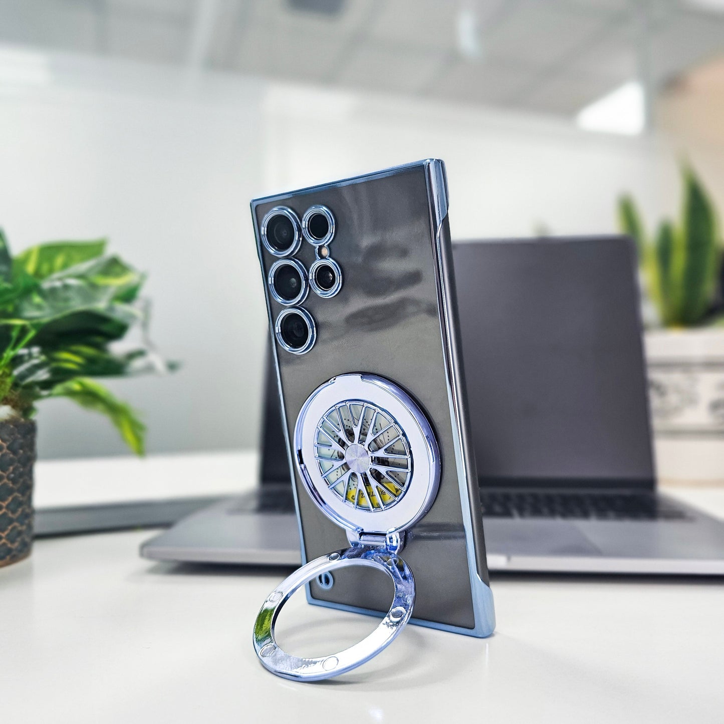 Samsung Galaxy S24 Ultra 5G Porsche® Wheel Frameless Case