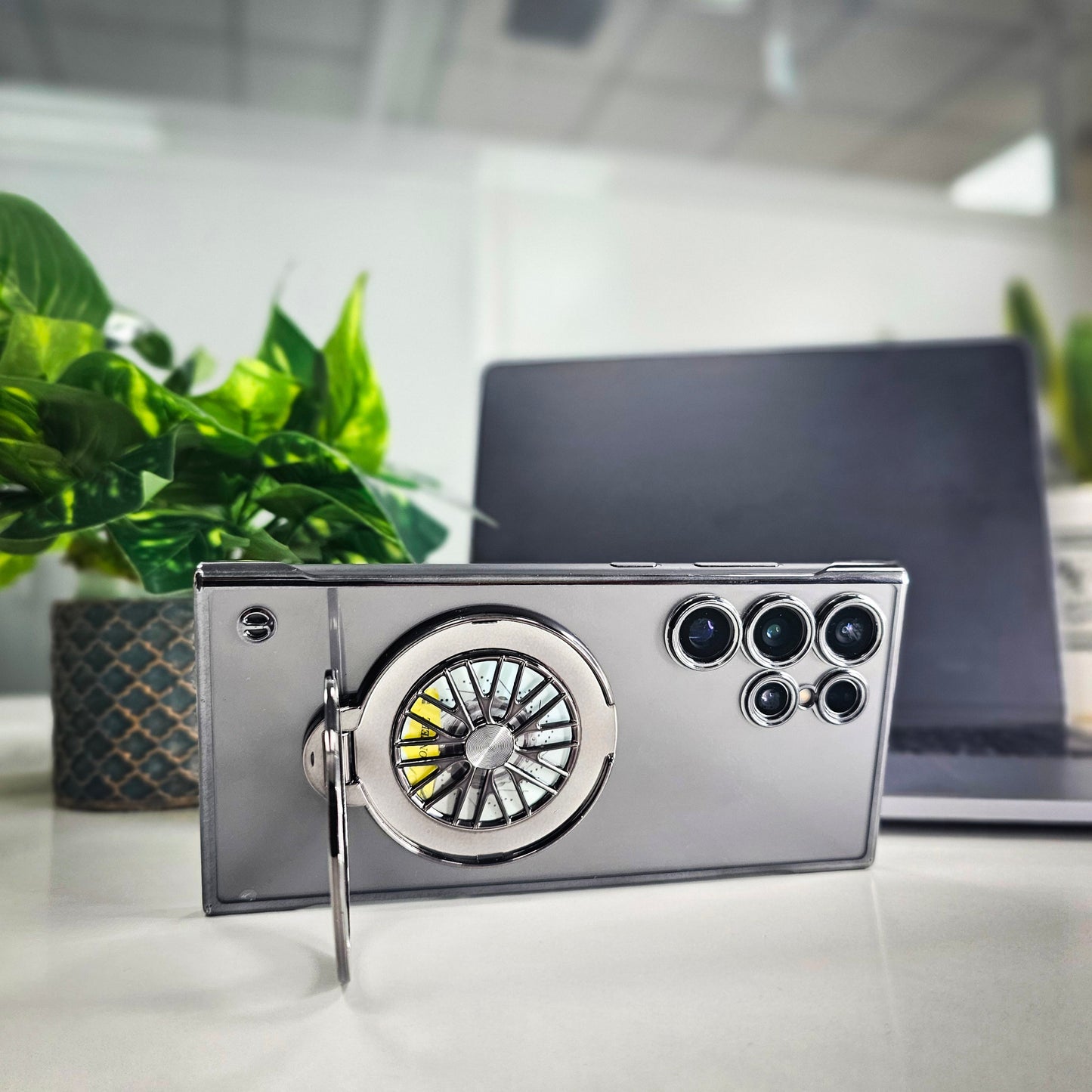 Samsung Galaxy S24 Ultra 5G Porsche® Wheel Frameless Case