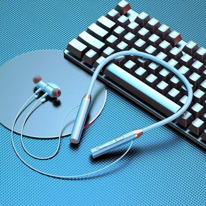 Premium Wireless Neck Band Earphone With Soft Earbuds