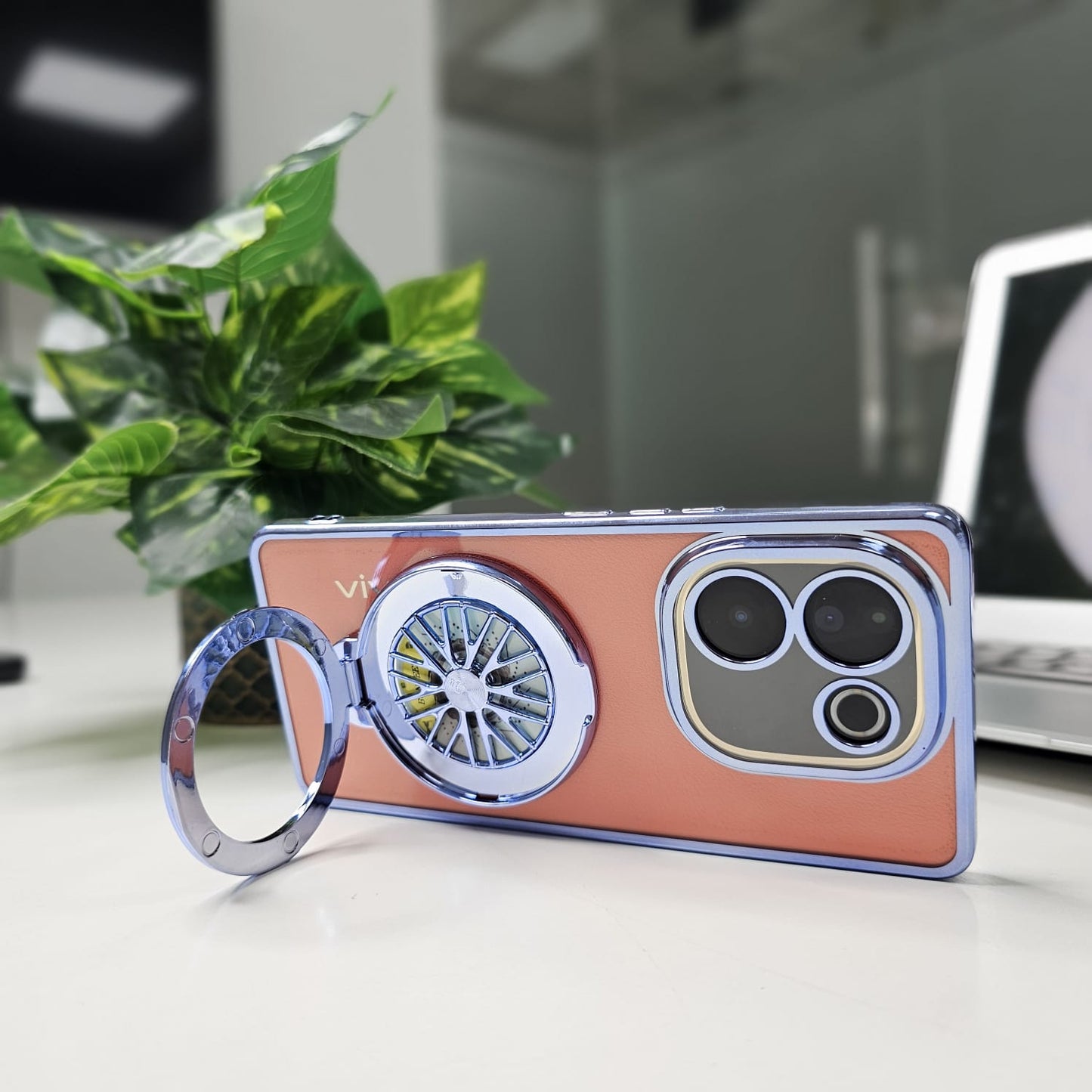 Vivo T3 Pro 5G Ferrari Wheel Electroplating Case