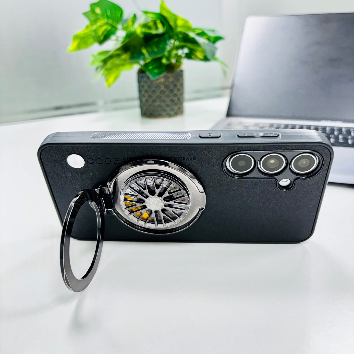 Samsung Galaxy S24 FE 5G Best Selling Stress Buster Soft Vegan Scratch Resistant Back Case