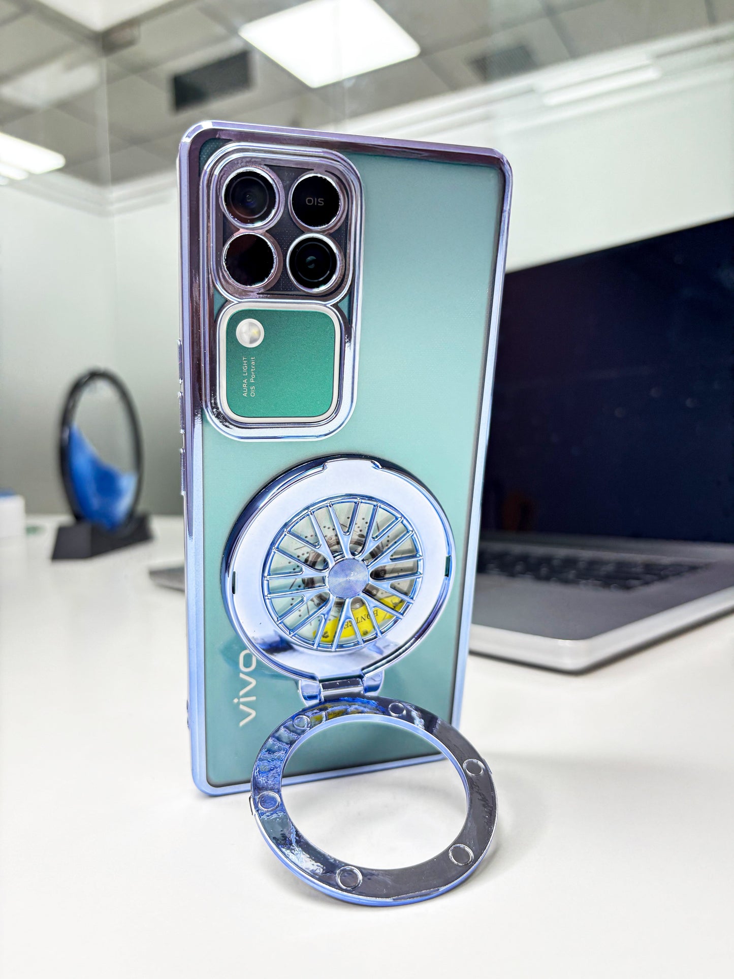 Vivo V30 Pro 5G Ferrari Wheel Electroplating Case